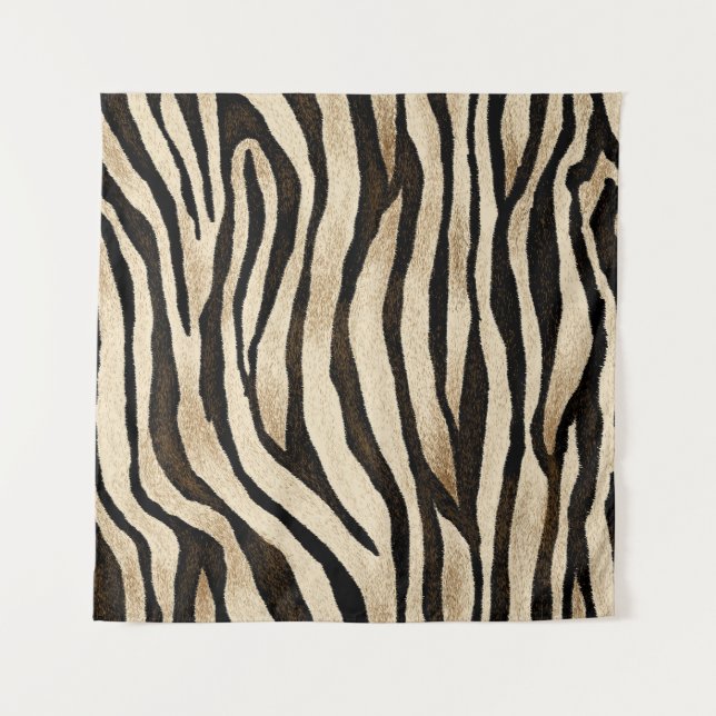 Tenture Tiger Peau Texture sans joint (Devant)