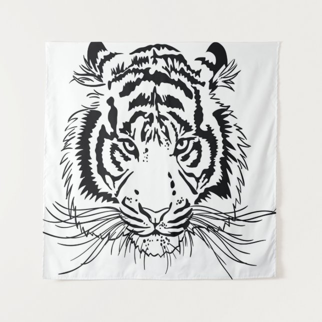 Tenture tigre (Devant)