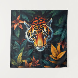 Tenture « Tigre à Moi » – Portrait de Tigre Coloré