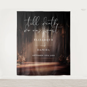 Tenture Till Death Gothic Mariage