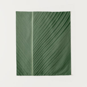 Tenture Tissu rayé vert et blanc