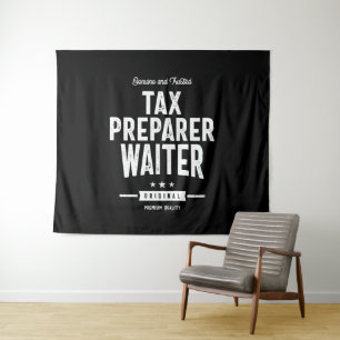 Tenture Titre du travail du préparateur fiscal