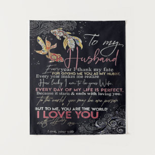 Tenture To My Husband Letter Best Father's Day Present