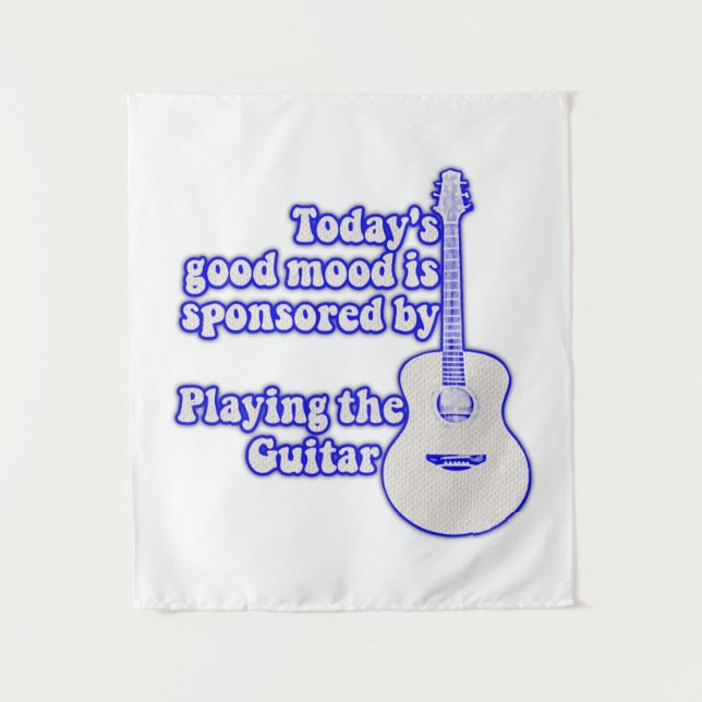 Tenture Today's good mood is sponsored by the guitar (Devant)