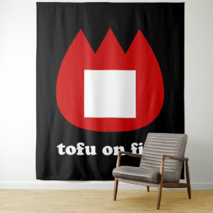 Tenture 📛 tofu en feu