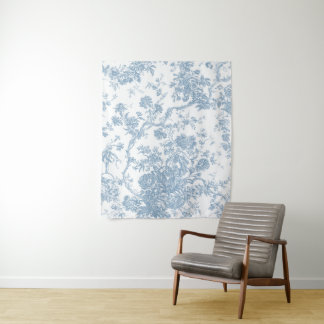 Tenture Toile bleue de Jouy