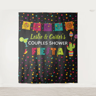 Tenture Toile de fond de douche Fiesta Couples
