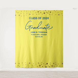 Tenture Toile de fond de la remise des diplômes de la prom