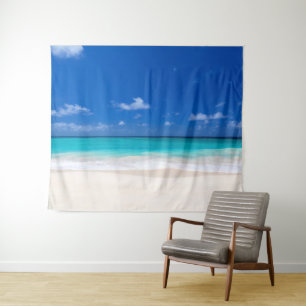Tenture Toile de fond de plage sable surf océan mer Photob