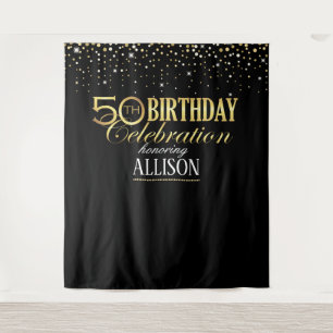Tenture toile de fond pour célébration d'anniversaire 50 a