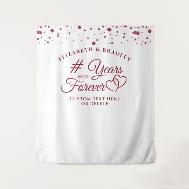 Tenture Toile de fond pour photo d'anniversaire Des années (Devant)