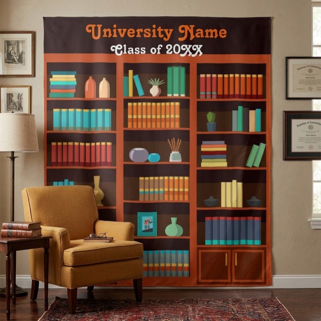 Tenture Toile de fond pour photo de la bibliothèque univer (Créateur téléchargé)