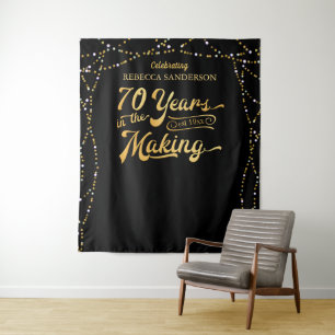 Tenture Toile de fond pour photos d'anniversaire 70 ans No