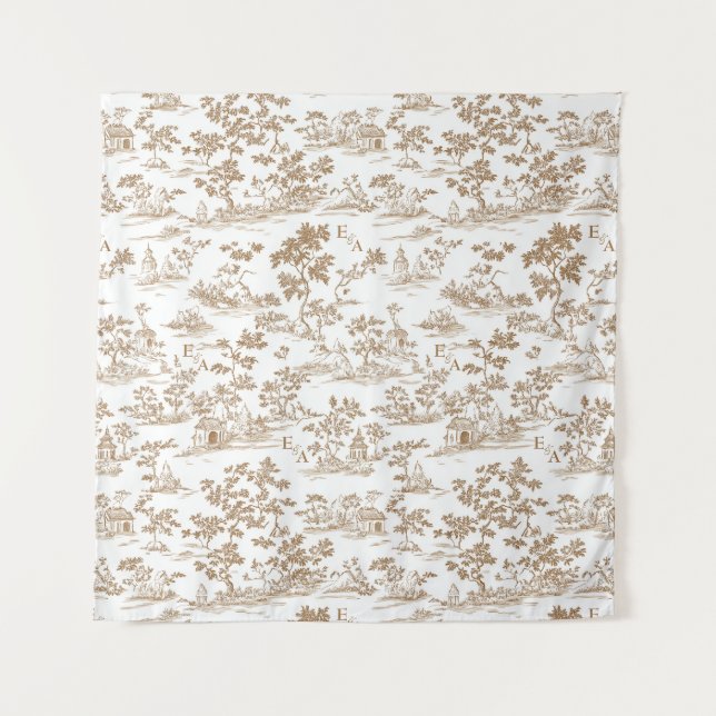 Tenture Toile en cuivre / Mocha Mousse, fond de mur photo (Devant)