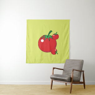 Tenture Tomate Rouge