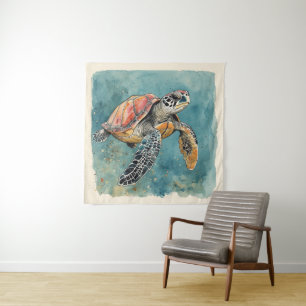 Tenture Tortue de mer
