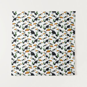 Tenture Toucans Tropicaux - Jungle Ludique