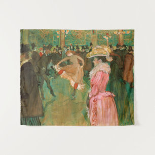 Tenture Toulouse-Lautrec - Au Moulin Rouge, la danse