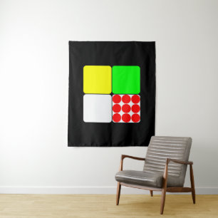 Tenture Tour de France Jerseys 3 Noirs