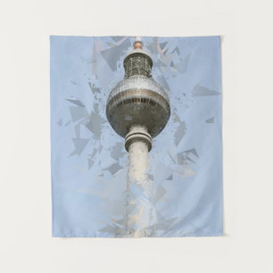 Tenture Tour de TV Fernsehturm Berlin, Allemagne