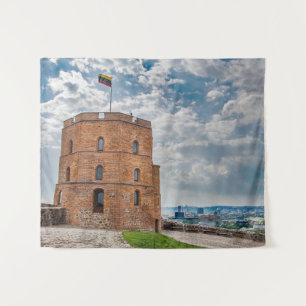 Tenture Tour Gediminas à Vilnius, Lituanie