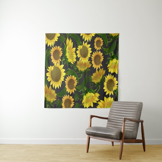 Tenture Tournesol (En situation)