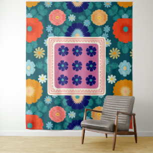 Tenture Tournesols Groovy et Fleurs Botaniques