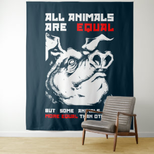 Tenture Tous les animaux sont égaux 1