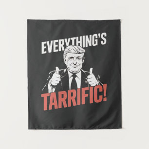 Tenture Tout est Tarrific renversé anti-Tarrfis