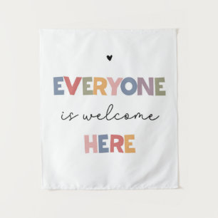 Tenture Tout Le Monde Est Bienvenue Ici