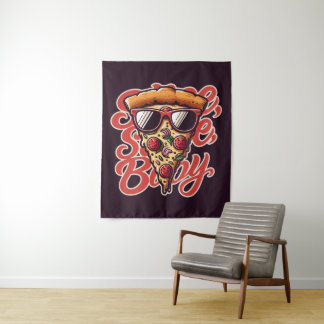 Tenture Tranché, tranche, bébé. Pizza