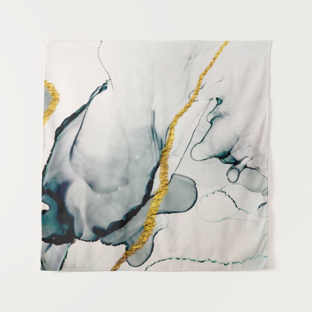 Tenture Transparent creativity. Abstract artwork. Trendy w (Devant)