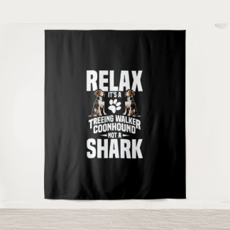 Tenture Treeing Walker Coonhound Propriétaire Puppy Relax 