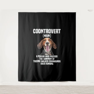 Tenture Trek Walker Coonhound Lover Chien Coontrovert