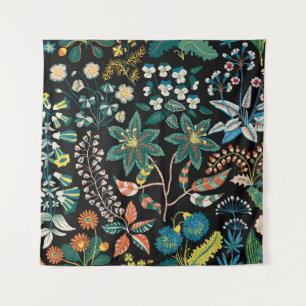Tenture Trendy brillant motif floral dans la variété de f