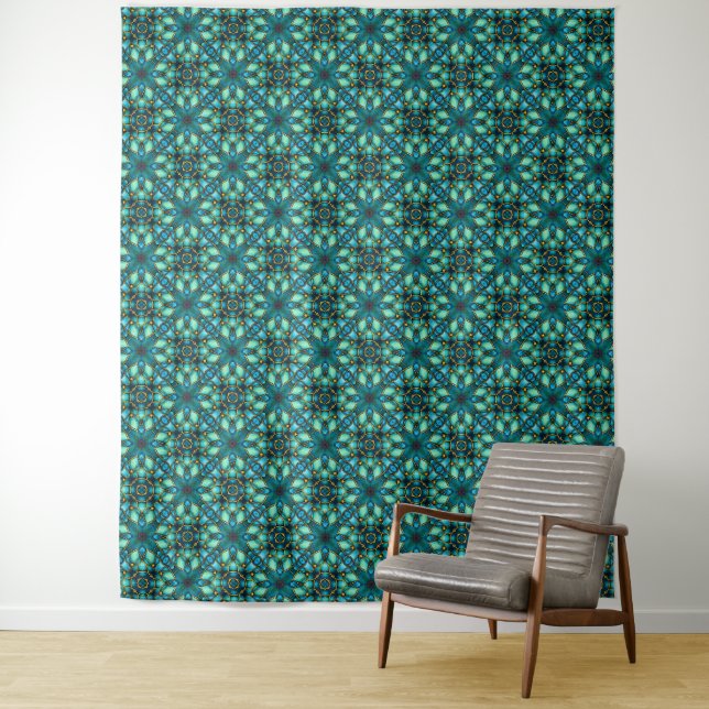 Tenture Trésors de Turquoise (En situation)