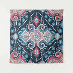 Tenture Tribal mexicaine vintage ethnique sans couture mot