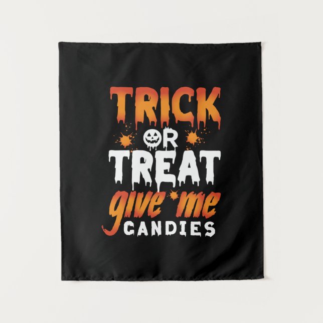 Tenture Trick d'Halloween (Devant)