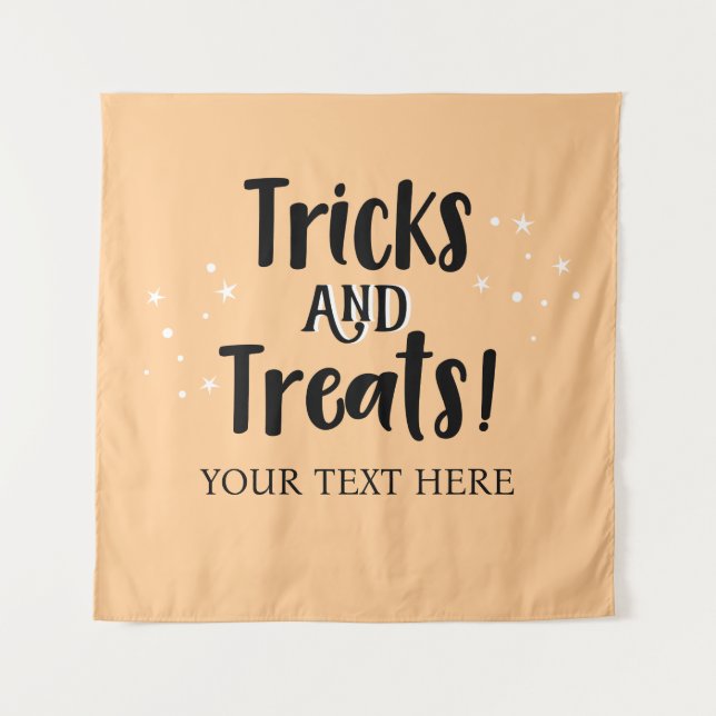 Tenture Tricks and Treats Halloween party Backdrop  (Devant)