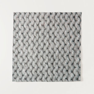 Tenture Tricot blanc texture laine fermer photo backgrou