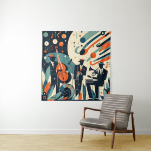 Tenture Trio du Jazz Age du milieu du XXe siècle