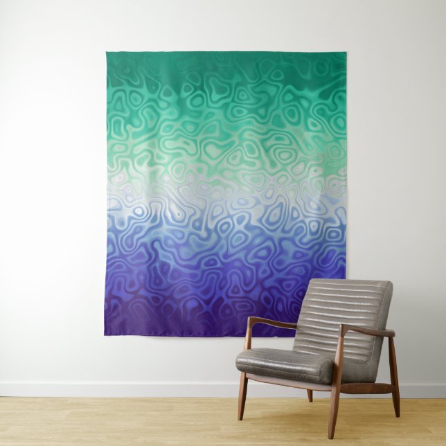 Tenture Trippy Ripply Funky Boho MLM Amour entre hommes Fi (En situation)