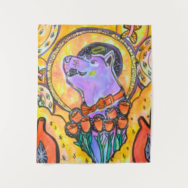 Tenture Trippy Whimsical Psychedelic Wall Art | LW (Devant)