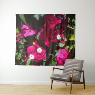 Tenture Tropical Floral Print, Retro Mood