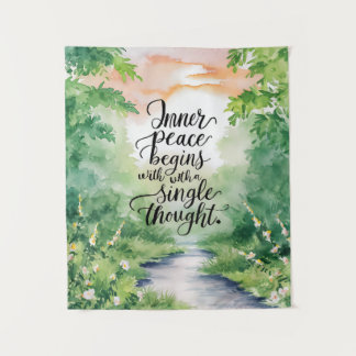 Tenture Trouver la paix dans la nature