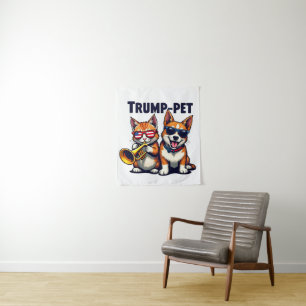 Tenture Trump familier Trump Rendre nos animaux en sécurit