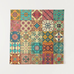Tenture Tuiles portugaises : motif sans couture de style A