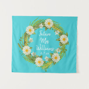 Tenture Turquoise Future Mme Daisy Fête des mariées Contex