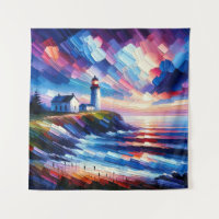Twilight Impasto au phare de bord