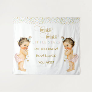 Tenture Twinkle Little Star Vintage Baby Twin Girls